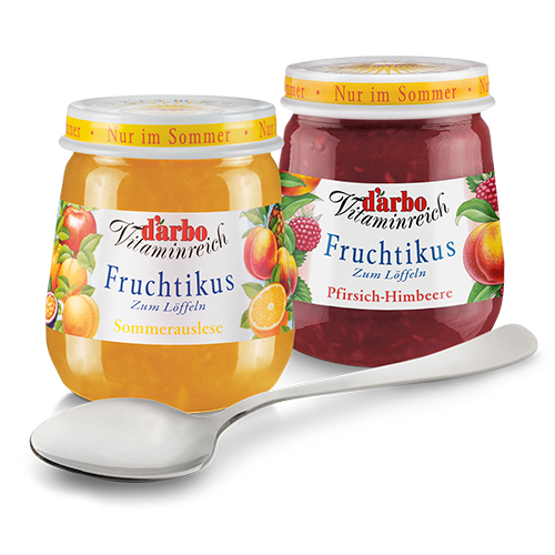 Summer Fruchtikus summer selection & Peach and raspberry